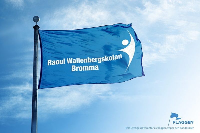 Flagga Raoul Wallenbergskolan