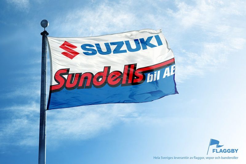 Flagga Sundells Bil