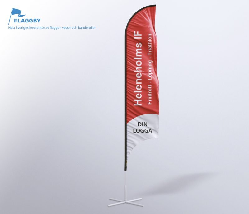 Exempel på sponsorflagga