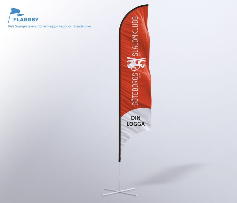Exempel på sponsorflagga