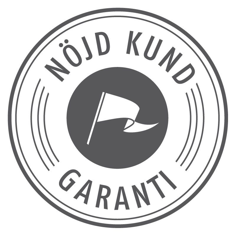 Nöjd kund garanti flaggor