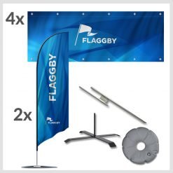 Beachflaggor och banderoller