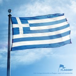 Greklands flagga till flaggstång med tydlig design och hög kvalitet