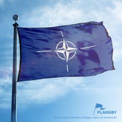 NATO flagga till flaggstång med korrekt design och hög kvalitet